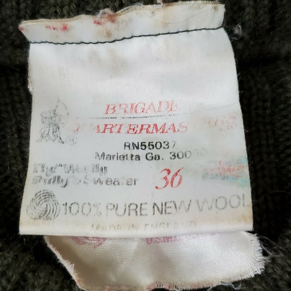 Brigade Quartermasters Wool Commando Sweater Adult - image 3